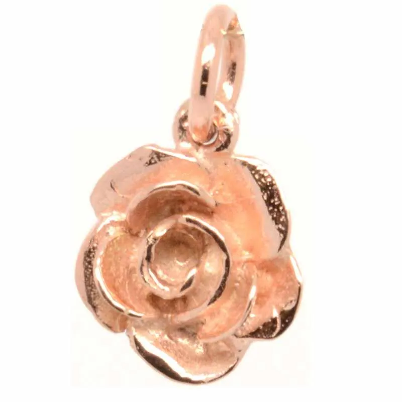 Gold Rose Charm