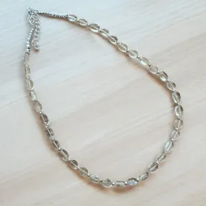 Gold Rutilated Quartz Necklace