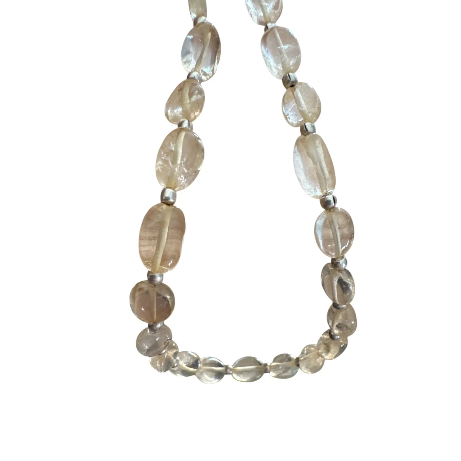 Gold Rutilated Quartz Necklace