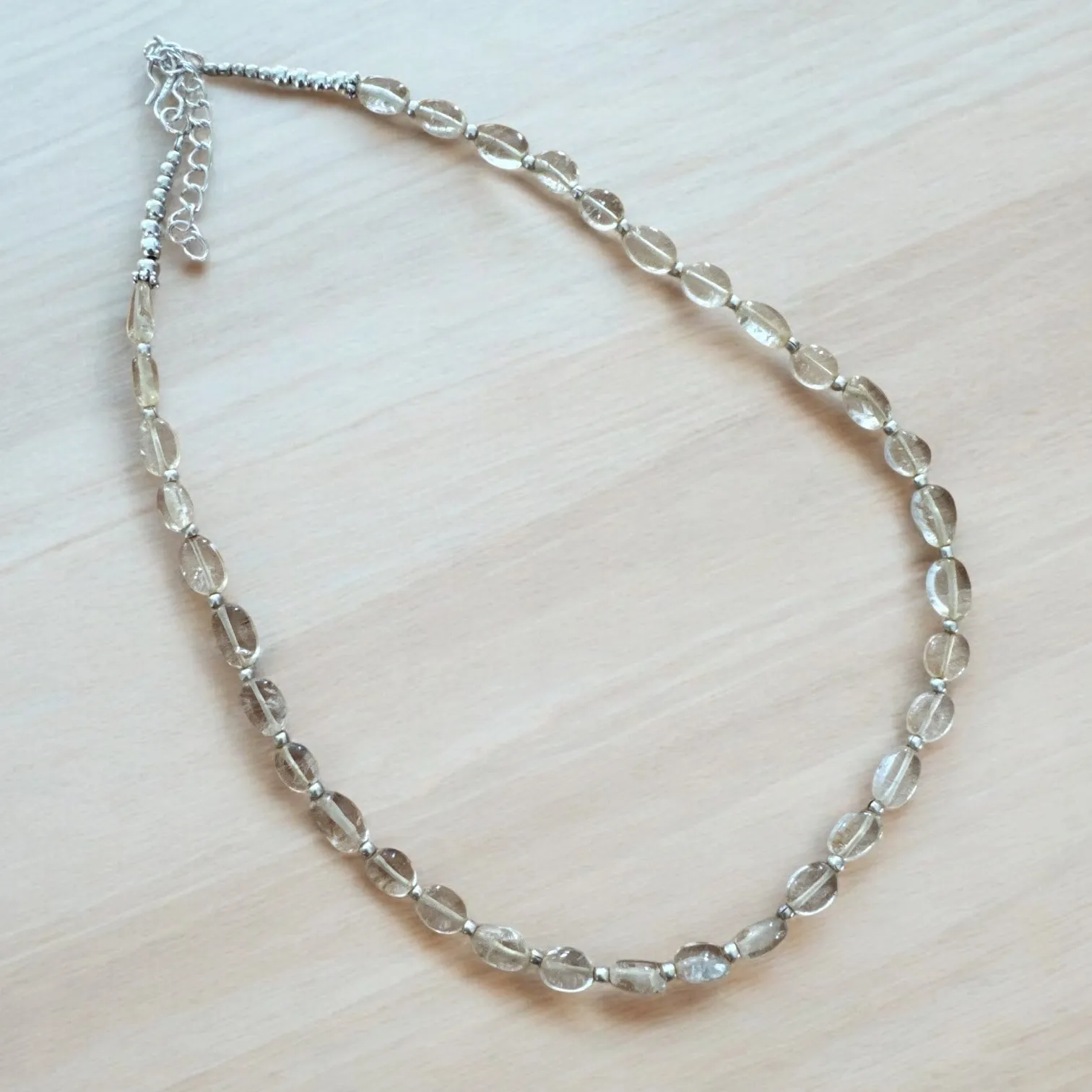 Gold Rutilated Quartz Necklace