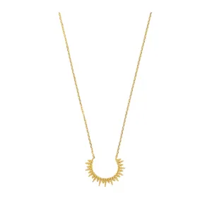 Gold Sun Ray Necklace | Tiger Tree