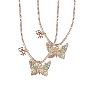 GP - BFF Butterfly Share & Tear Necklace
