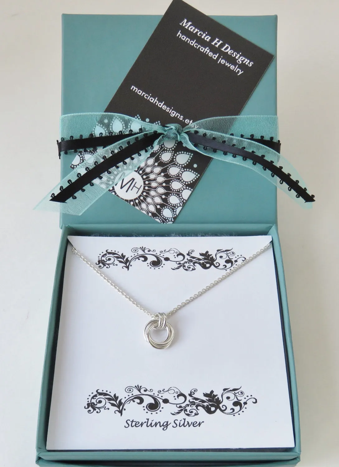 Graduation Gift for Her, Sterling Silver Compass Necklace