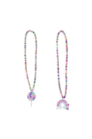 Great Pretenders - Rainbow Lolly Necklace