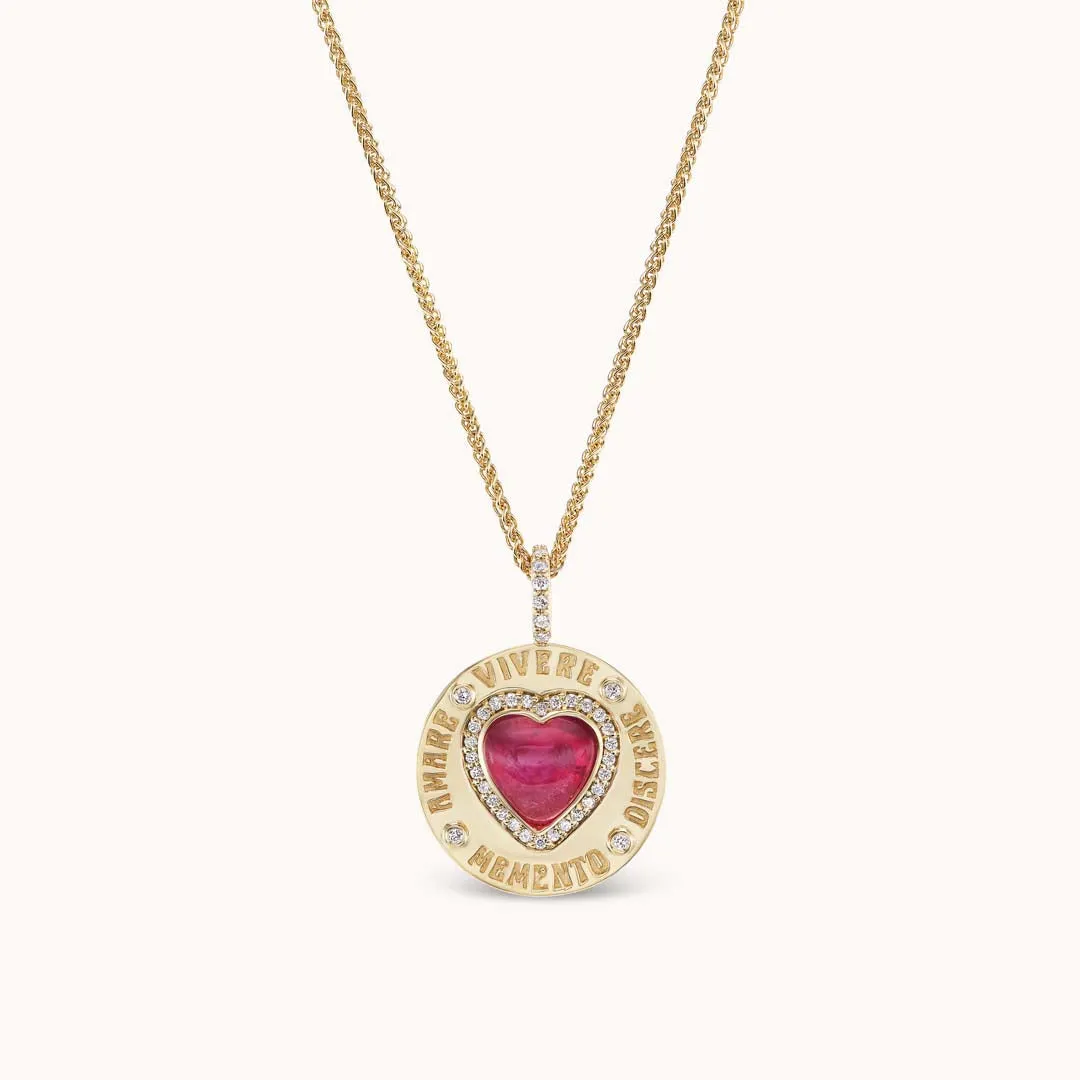 Greek Love Charm Pink Tourmaline
