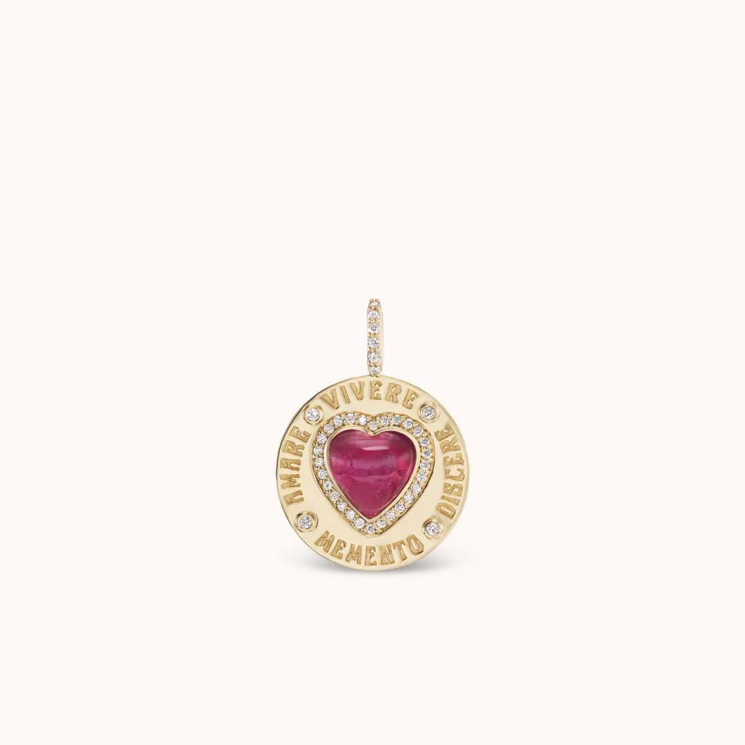 Greek Love Charm Pink Tourmaline