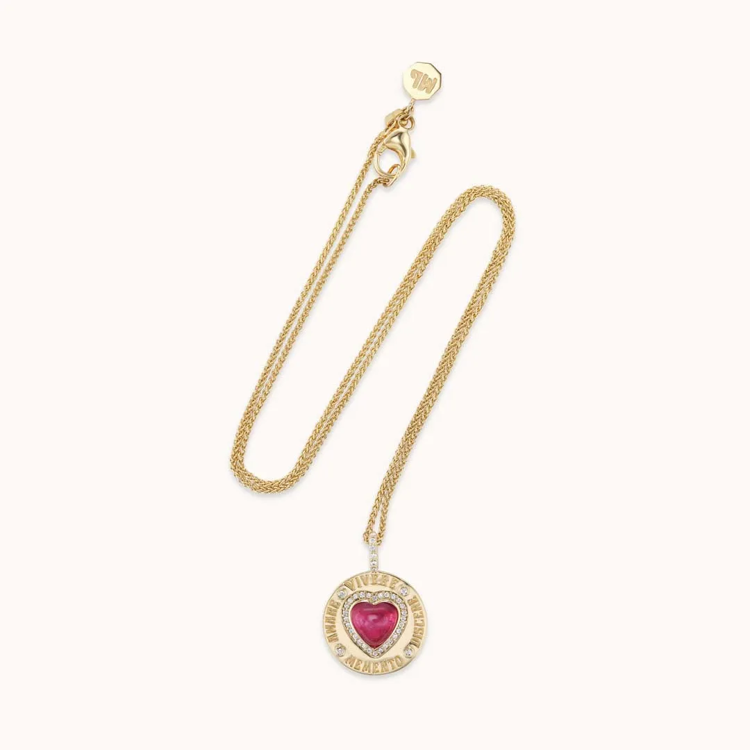 Greek Love Charm Pink Tourmaline