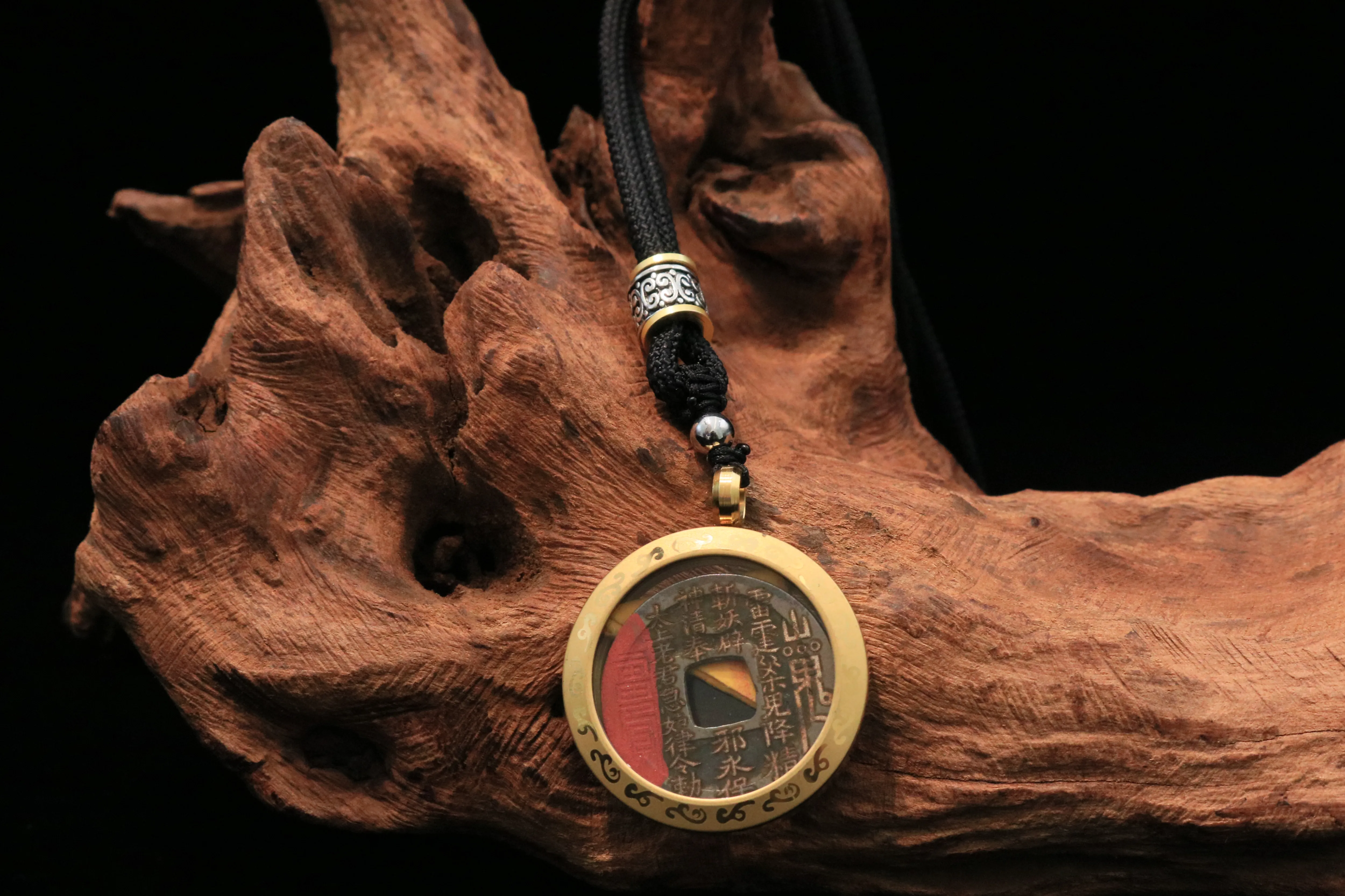 Guardian Spirit Coin Talisman Pendant necklace