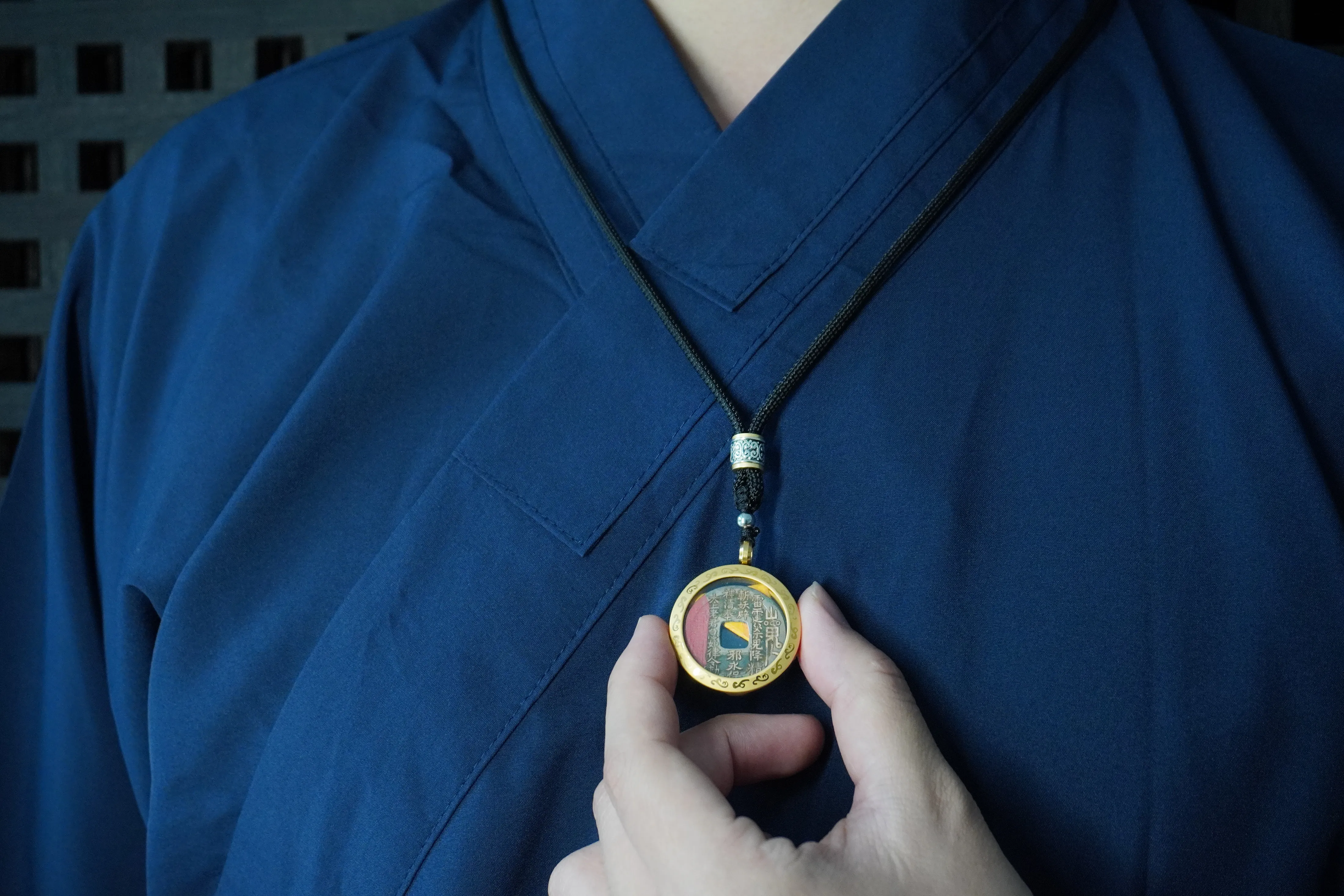 Guardian Spirit Coin Talisman Pendant necklace