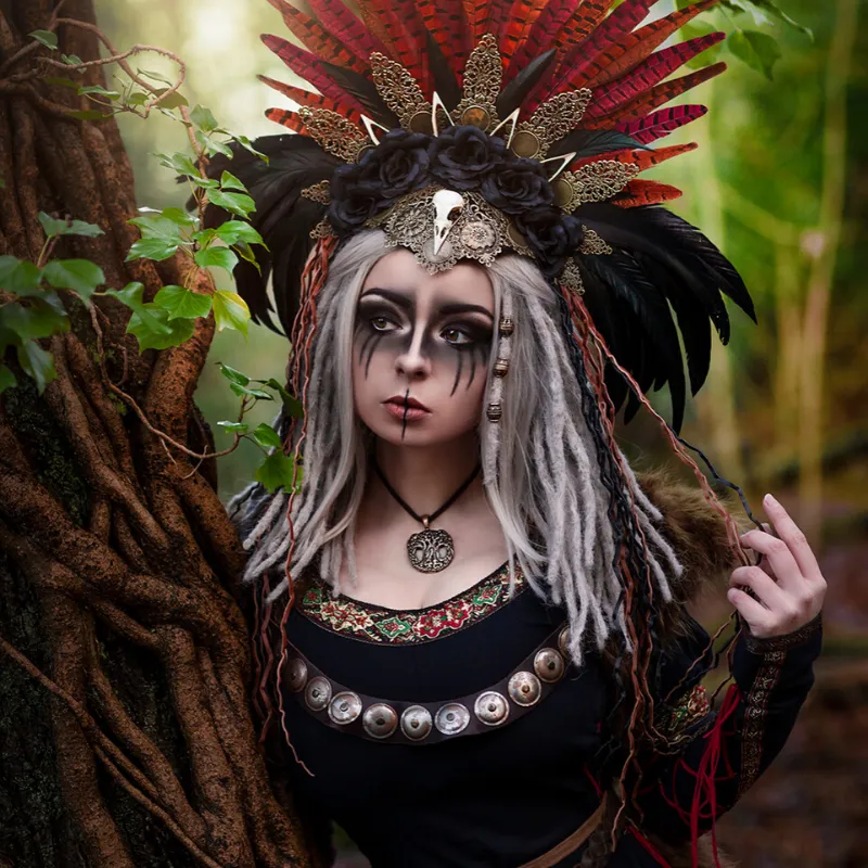 Handcrafted Ravens Yggdrasil Necklace