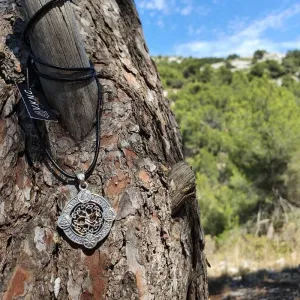 Handcrafted Yggdrasil The World Tree Norse Sterling Silver Pendant
