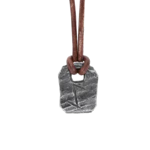 Handforged Eihwaz Rune Forged Pendant