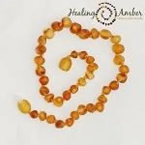 Healing Amber Bracelet/Anklet 6.5 inches