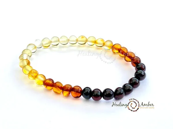 Healing Amber Bracelet/Anklet 6.5 inches