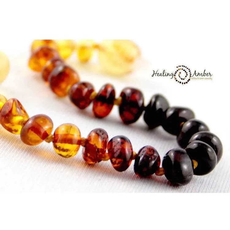 Healing Amber Bracelet/Anklet 6.5 inches