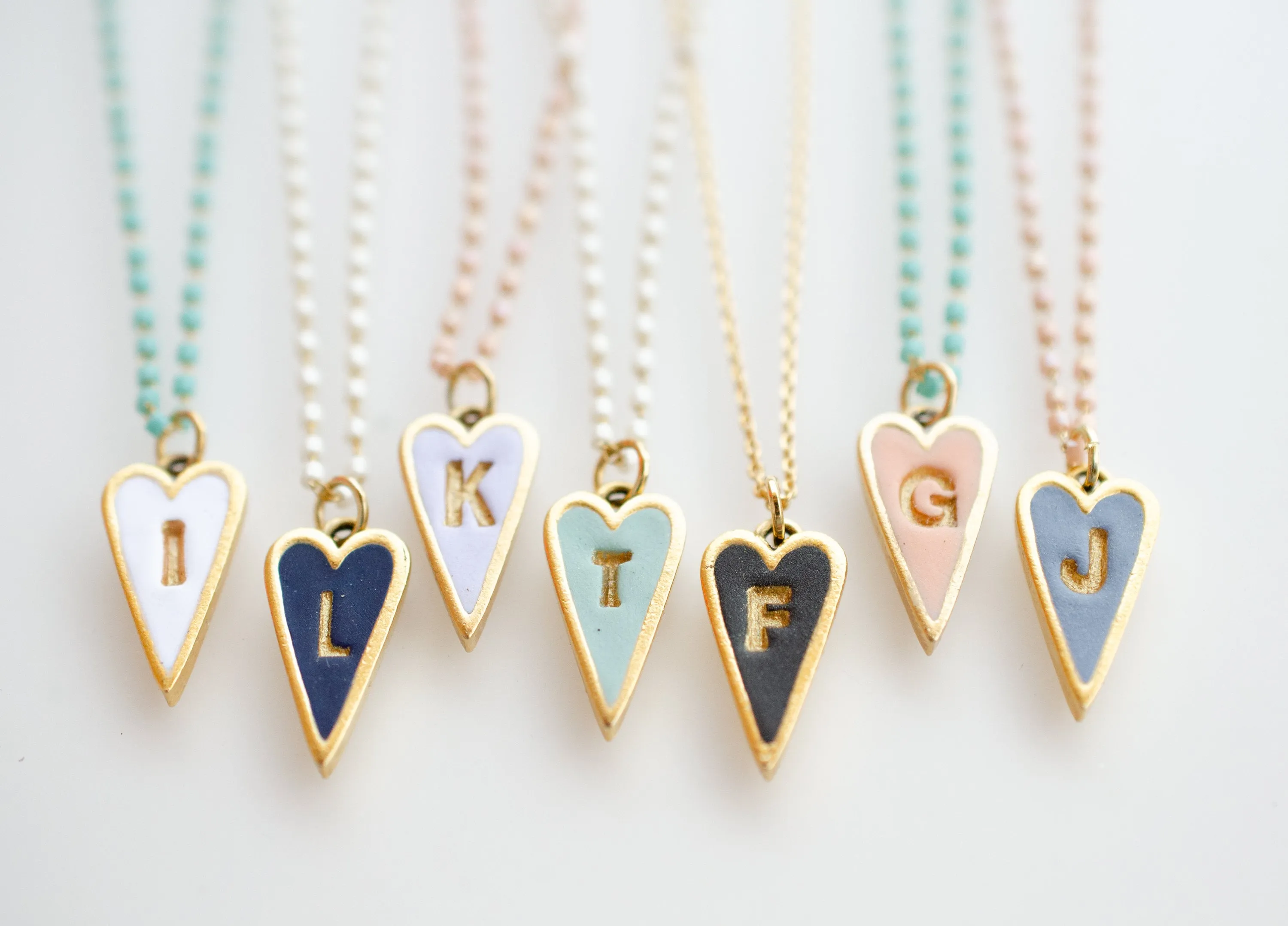 Heart initial necklace Valentines day jewelry, personalized heart necklace, anniversary gift, gift for daughter, minimal heart necklace,
