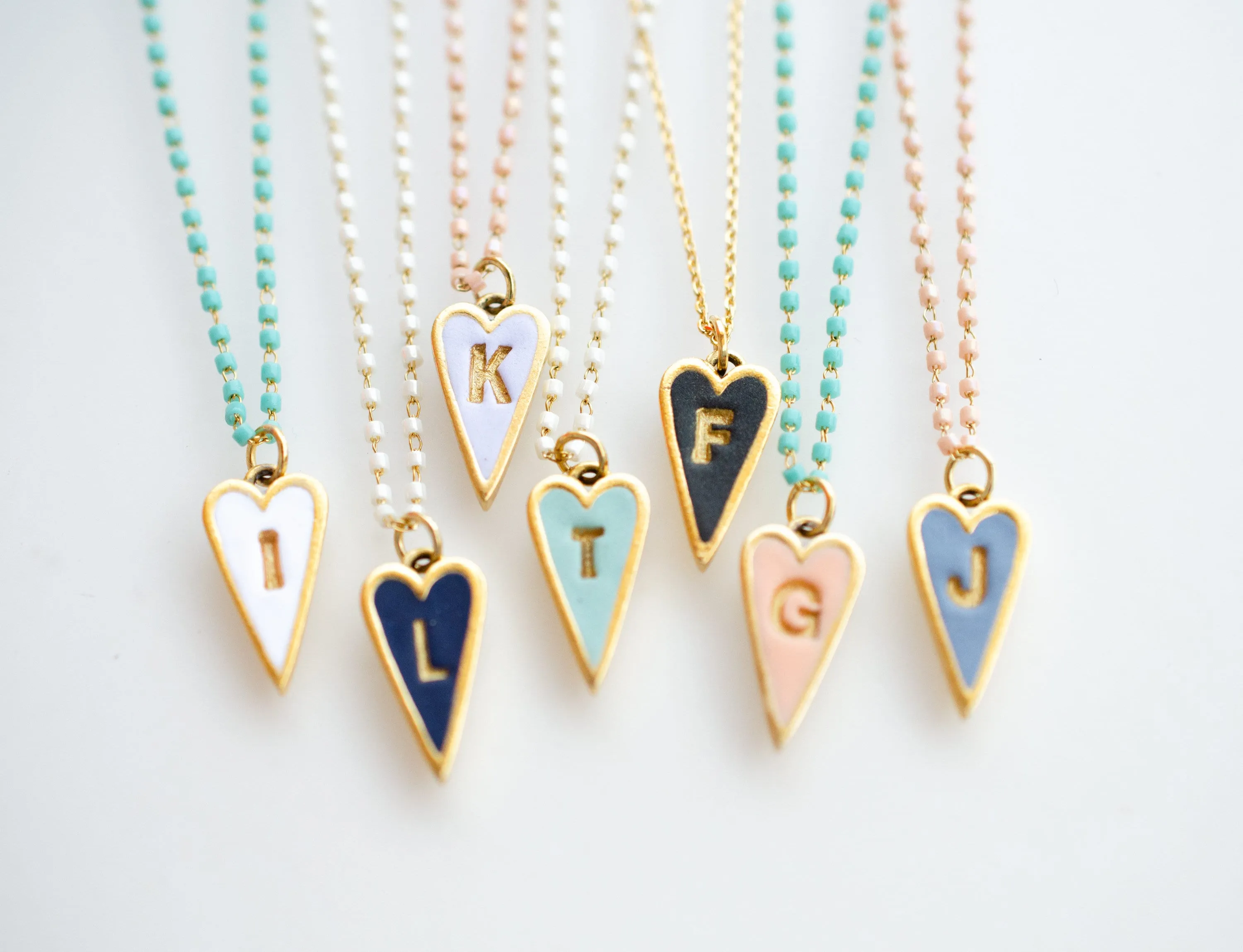 Heart initial necklace Valentines day jewelry, personalized heart necklace, anniversary gift, gift for daughter, minimal heart necklace,