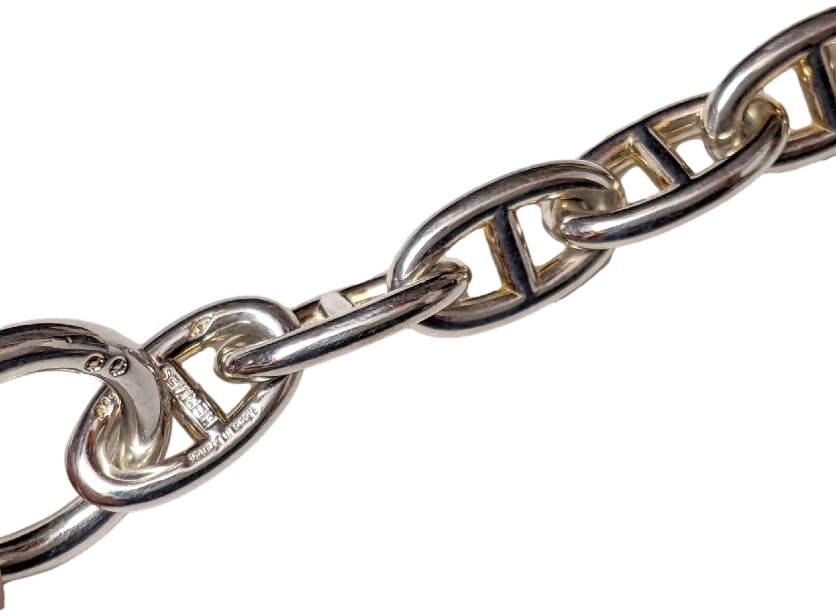 Hermes [B14] Sterling Silver "Chaine d'Ancre" Necklace, Large Model, BNIB!