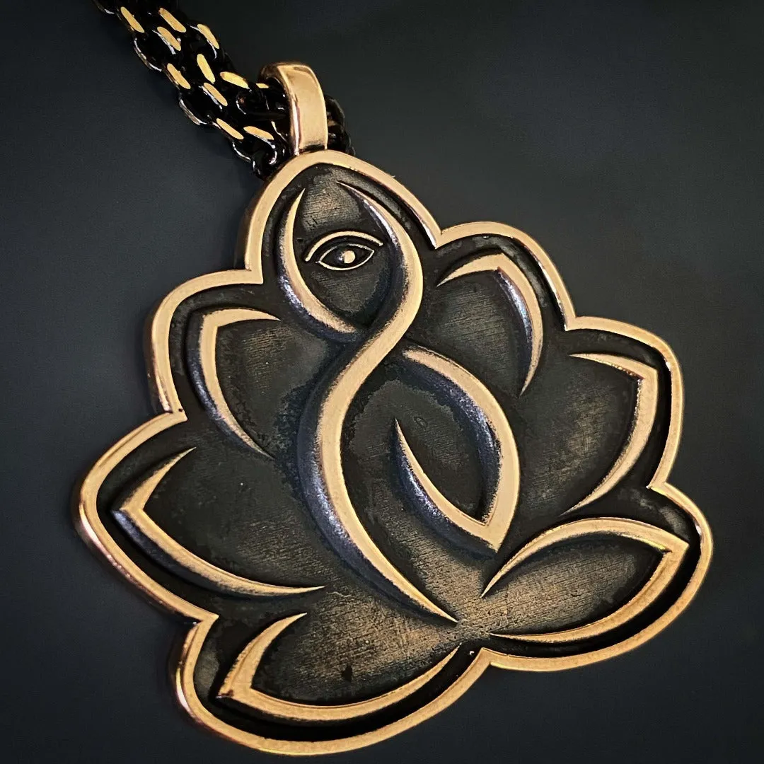 Hope Lotus Flower Protective Chain Necklace