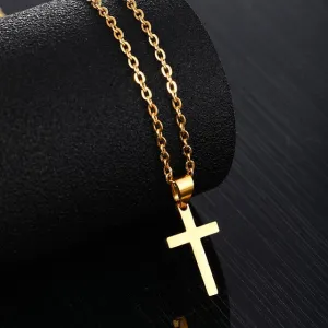 Hot Small size Christian Jesus Cross  Pendant Women Necklace