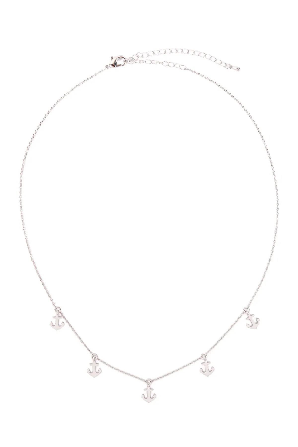 INB317 - ANCHOR DAINTY STATIONERY CHARM NECKLACE