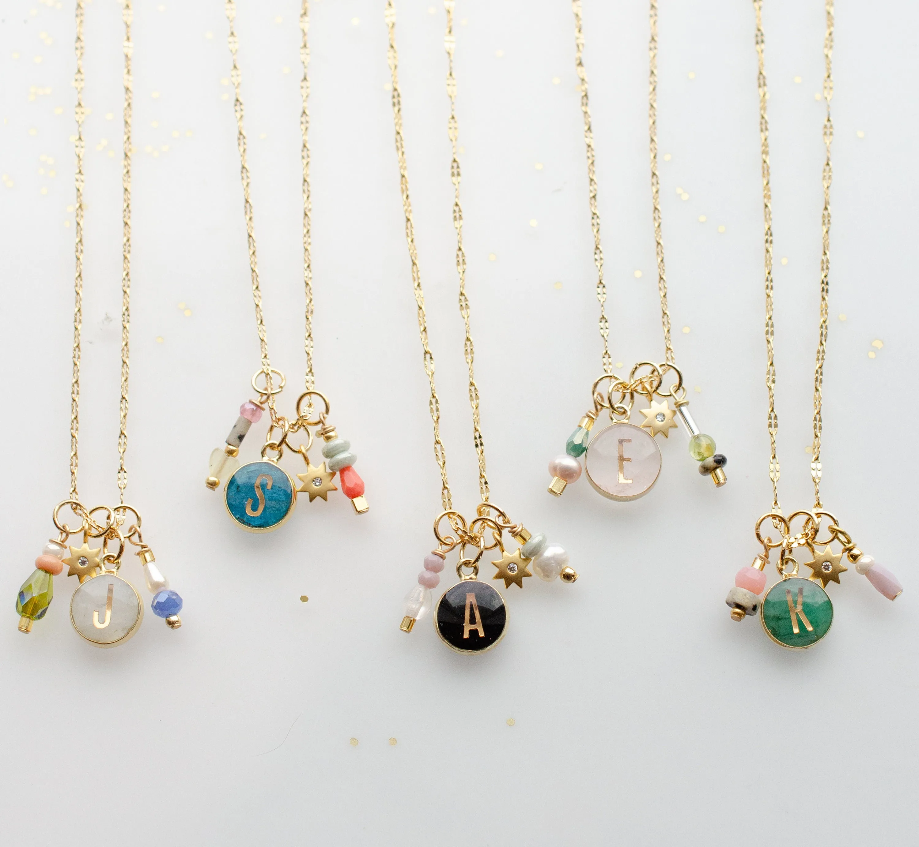 Initial Charm Necklace, Personalized initial necklace, monogram initial, round custom initial, round letter pendant, layering necklace