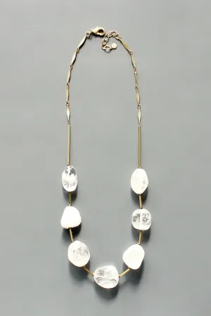 ISL226 Quartz nugget necklace