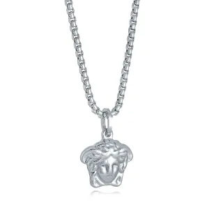 Italgem Stainless Steel Small Medusa Necklace