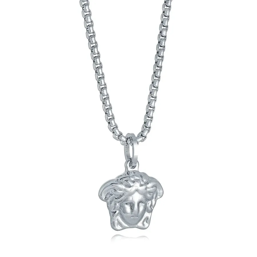 Italgem Stainless Steel Small Medusa Necklace