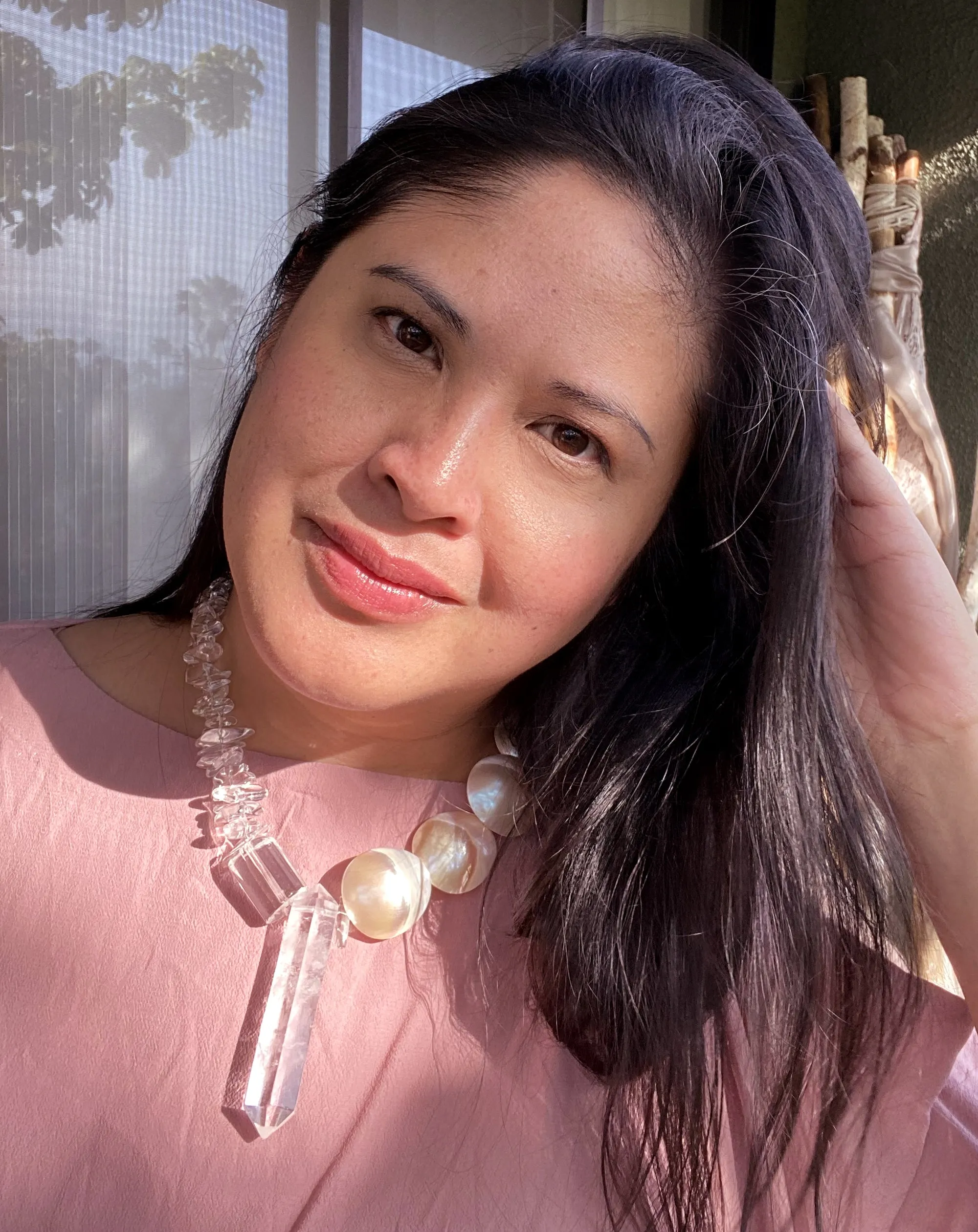 Jadis quartz necklace