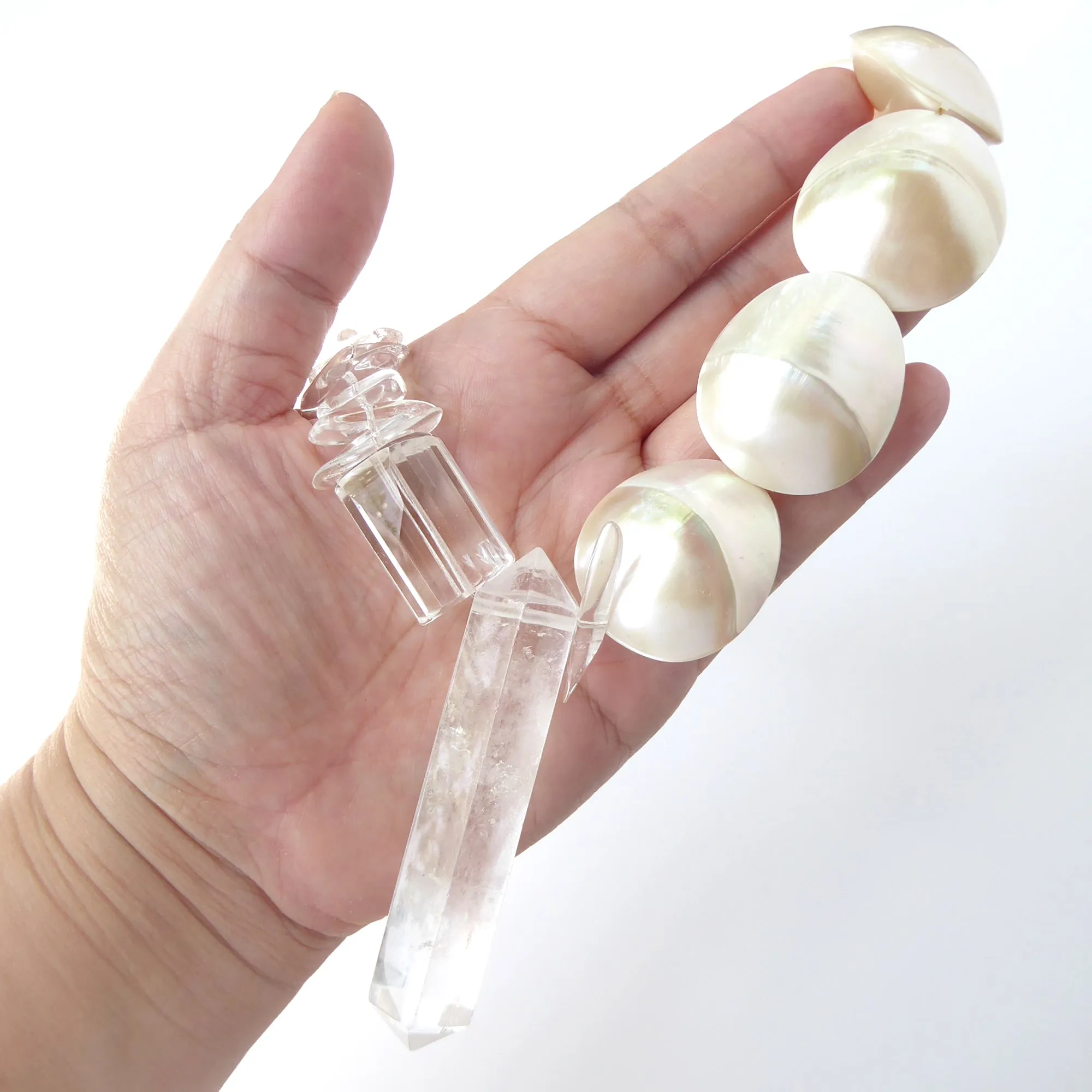 Jadis quartz necklace