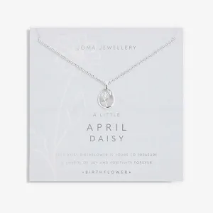 Joma Birthflower A Little April Daisy Necklace