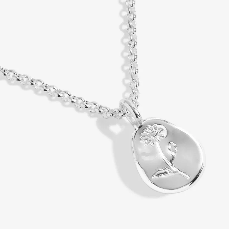 Joma Birthflower A Little April Daisy Necklace