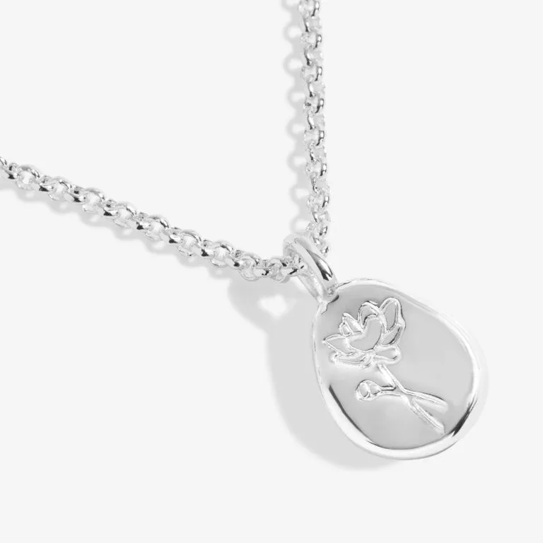Joma Birthflower A Little July Waterlily Necklace