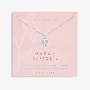 Joma Birthflower A Little March Daffodil Necklace