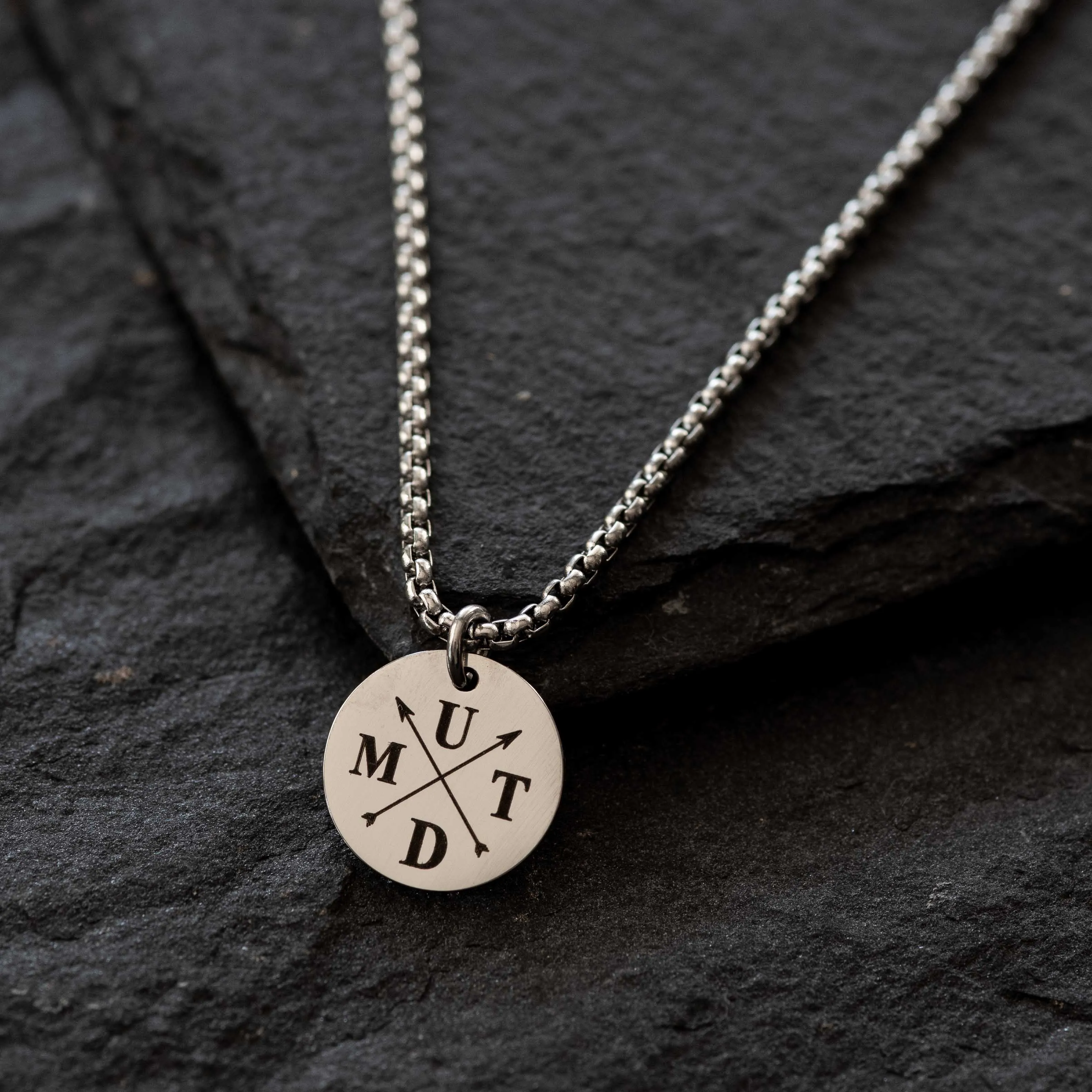 JOSHUA – STAINLESS STEEL ANCHOR NECKLACE