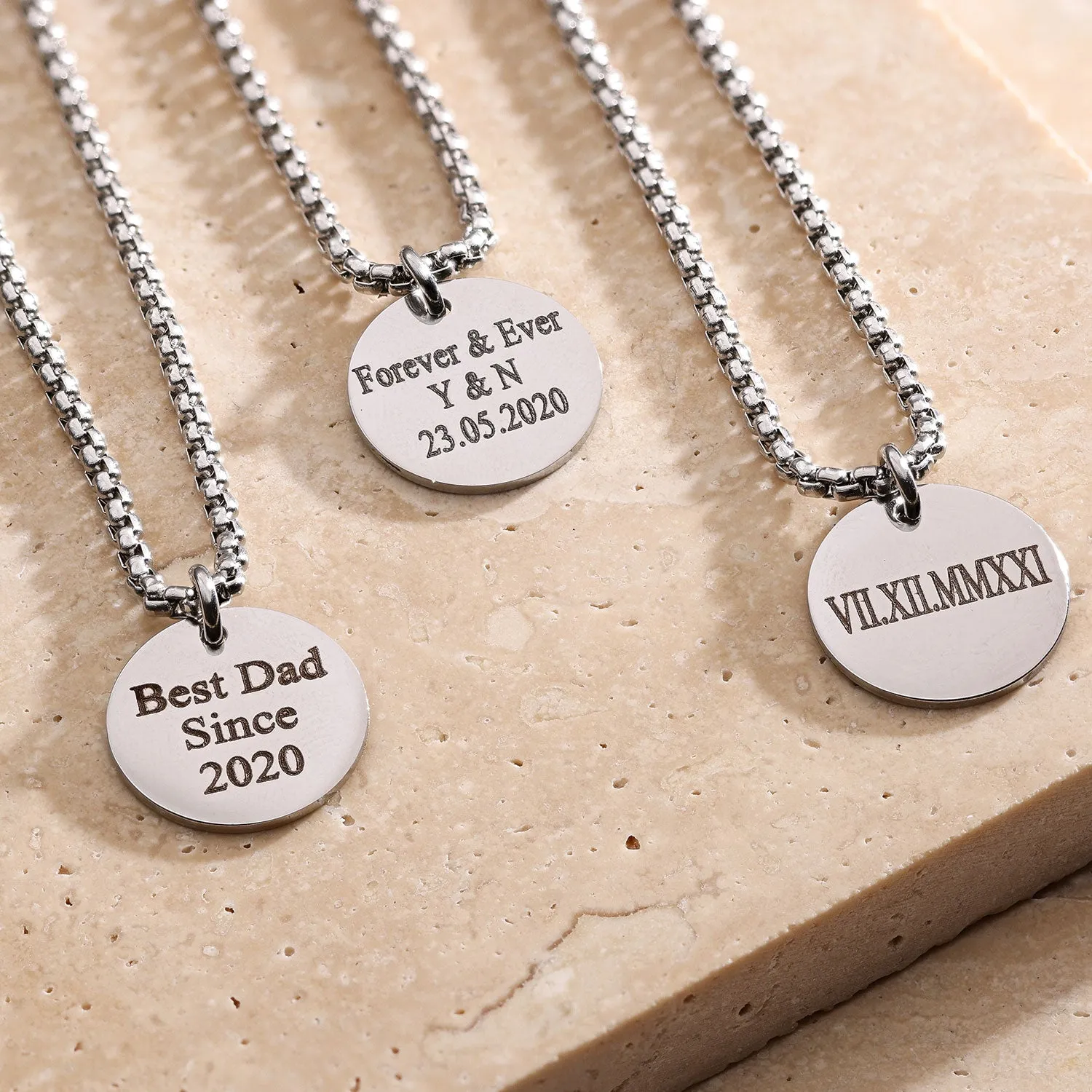 JOSHUA – STAINLESS STEEL ANCHOR NECKLACE