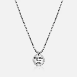 JOSHUA – STAINLESS STEEL ANCHOR NECKLACE