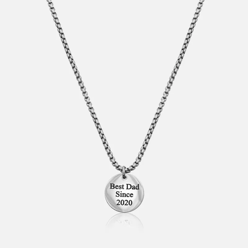 JOSHUA – STAINLESS STEEL ANCHOR NECKLACE