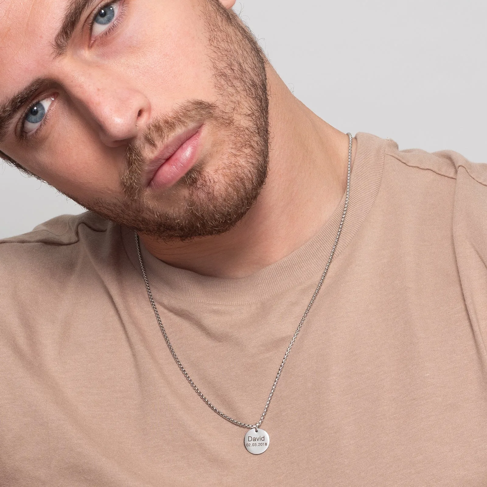 JOSHUA – STAINLESS STEEL ANCHOR NECKLACE