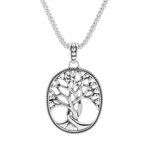 Keith Jack Large Tree of Life Sterling Silver Pendant