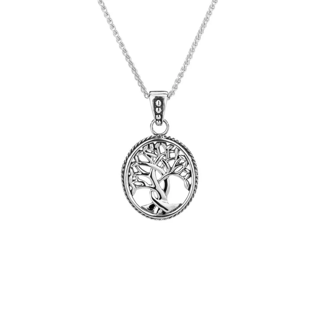 Keith Jack Small Tree of Life Sterling Silver Pendant