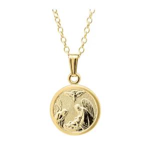 Kiddie Kraft 14K Gold Filled Guardian Angel Baby Necklace