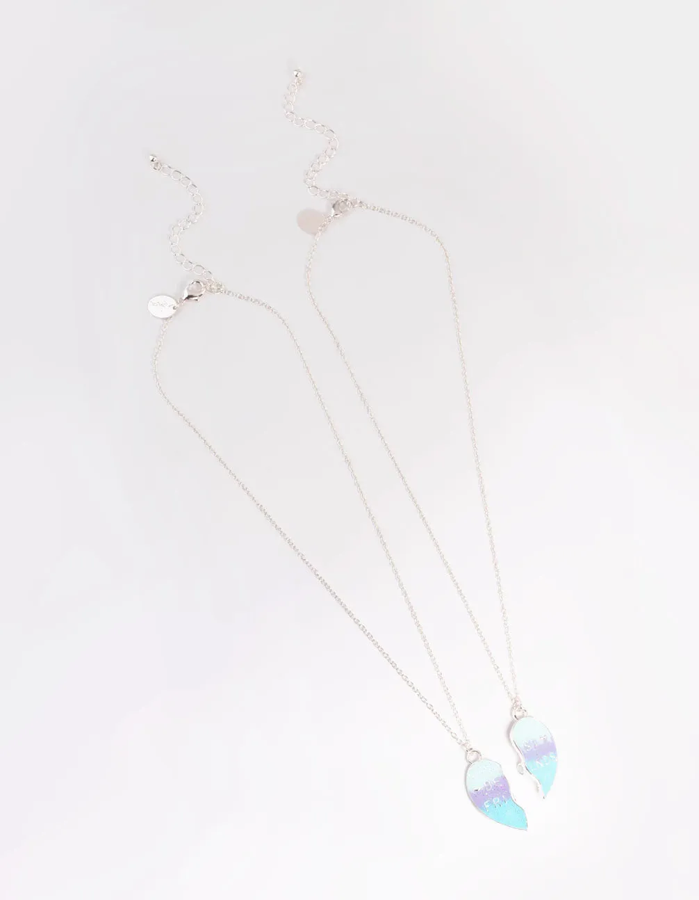 Kids Pastel Heart BFF Necklace Pack