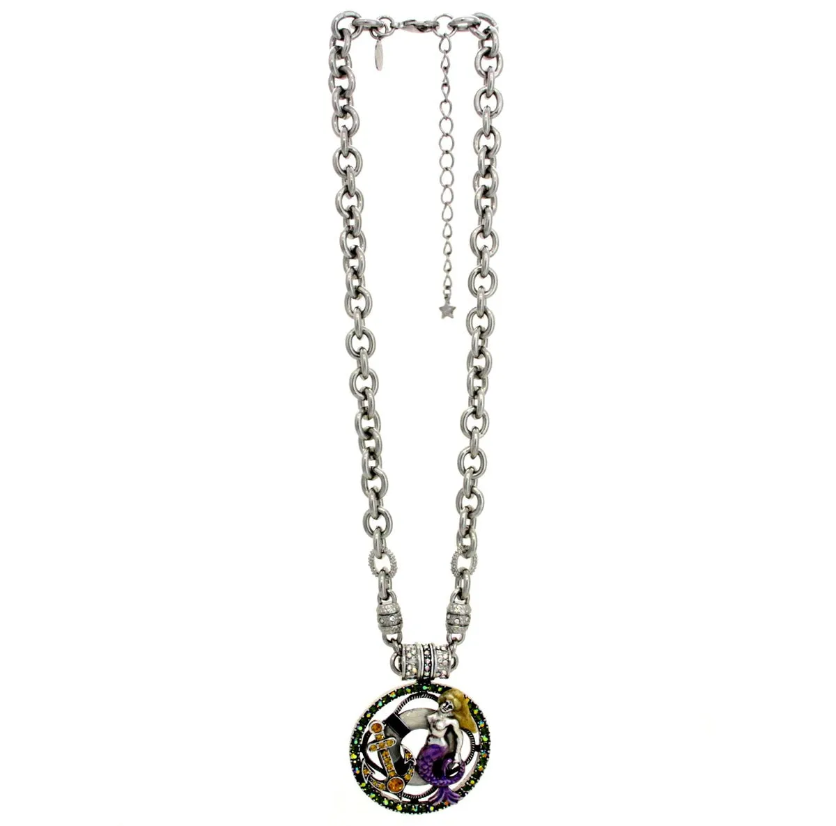 Kirks Folly Anchor's Away Mermaid Interchangeable Magnetic Necklace