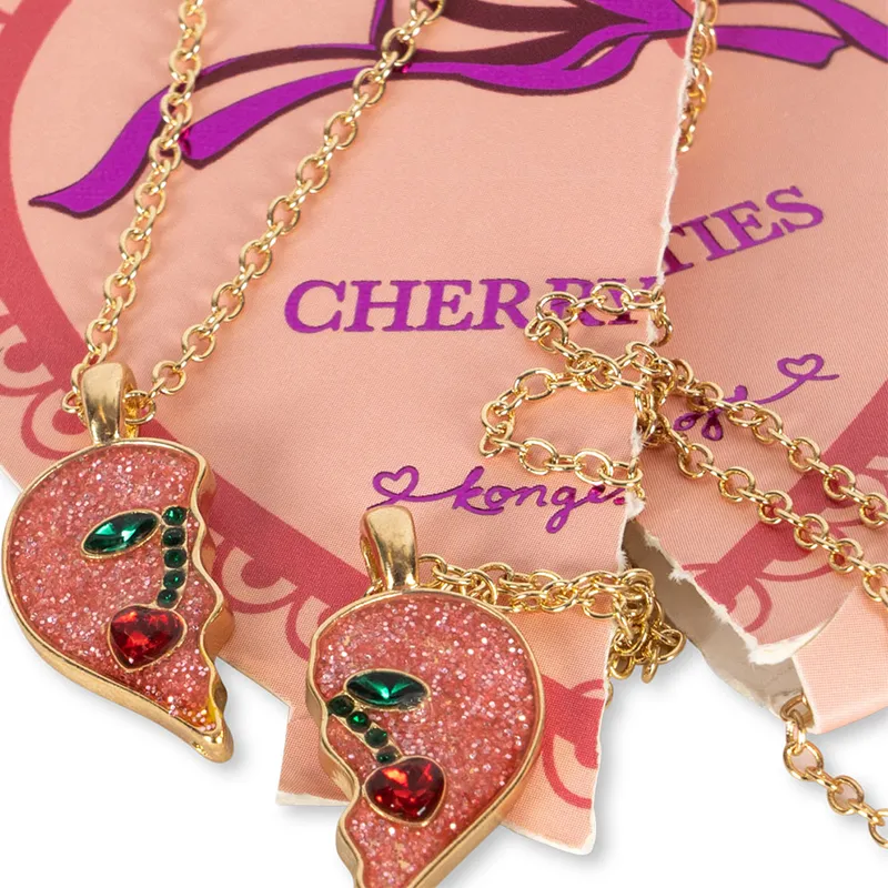 Konges Sløjd friendship necklace 'Bestie' Cherry