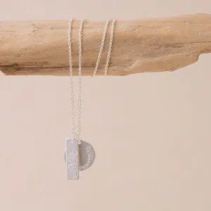 Kowhai Spring Necklace - Silver