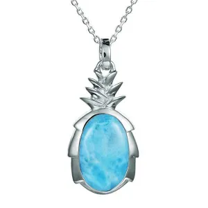Larimar Pineapple Pendant