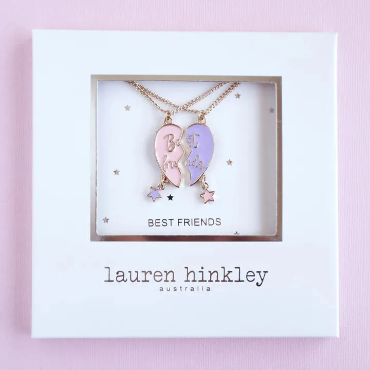 Lauren Hinkley Forever Heart Best Friends 2 Piece Necklace Set