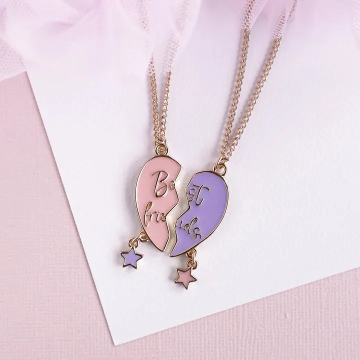 Lauren Hinkley Forever Heart Best Friends 2 Piece Necklace Set